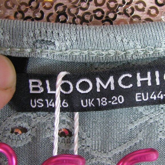 NWT BloomChic green dress 14/XL - Picture 7 of 11